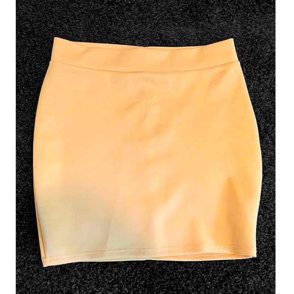 Boho Revamped Yellow Mini Skirt (Size M) - Picture 2 of 4